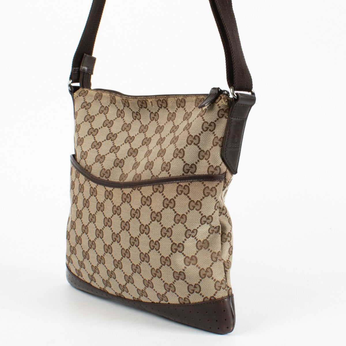Authentic second-hand Gucci GG Canvas Messenger Bag Crossbody on labellov.com