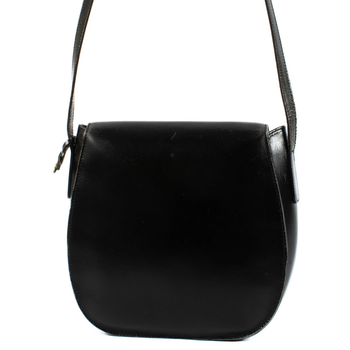 Delvaux Zwart Box Calf Vintage Tas