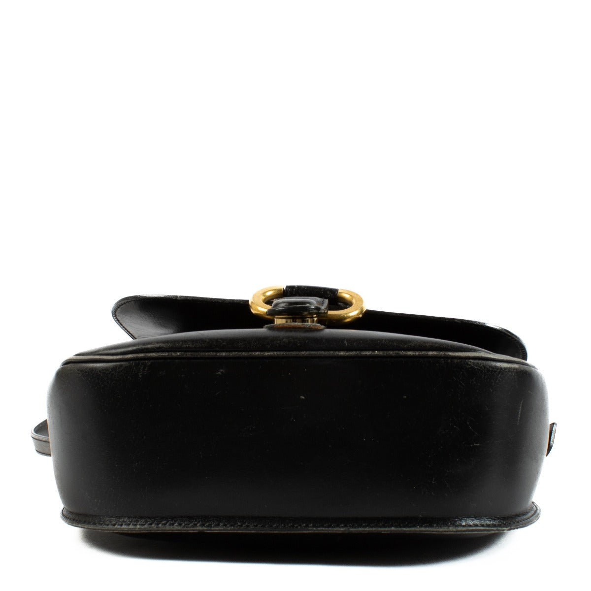 Delvaux Zwart Box Calf Vintage Tas