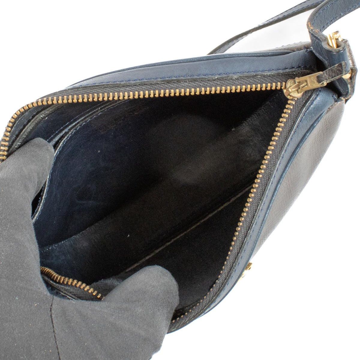 Delvaux Blue Mini Vintage Bag