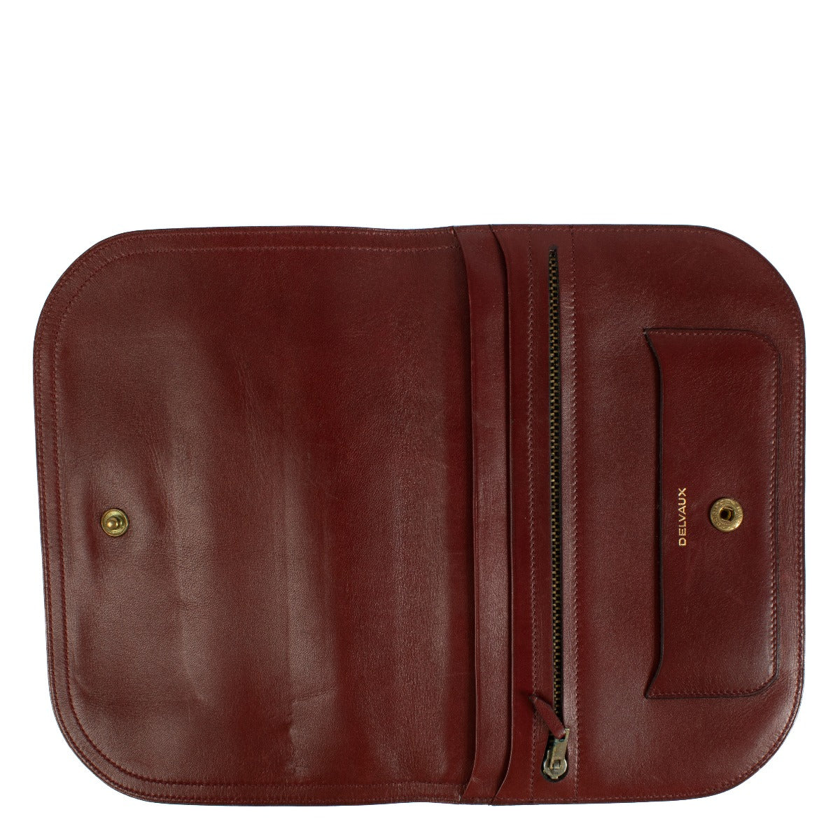 Delvaux Burgundy Wallet