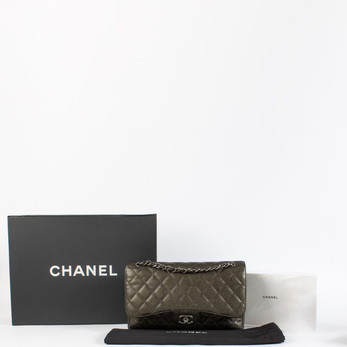 Shop 100% authentic secondhand Chanel Beige Medium Classic 11.12 Bag on Labellov.com
