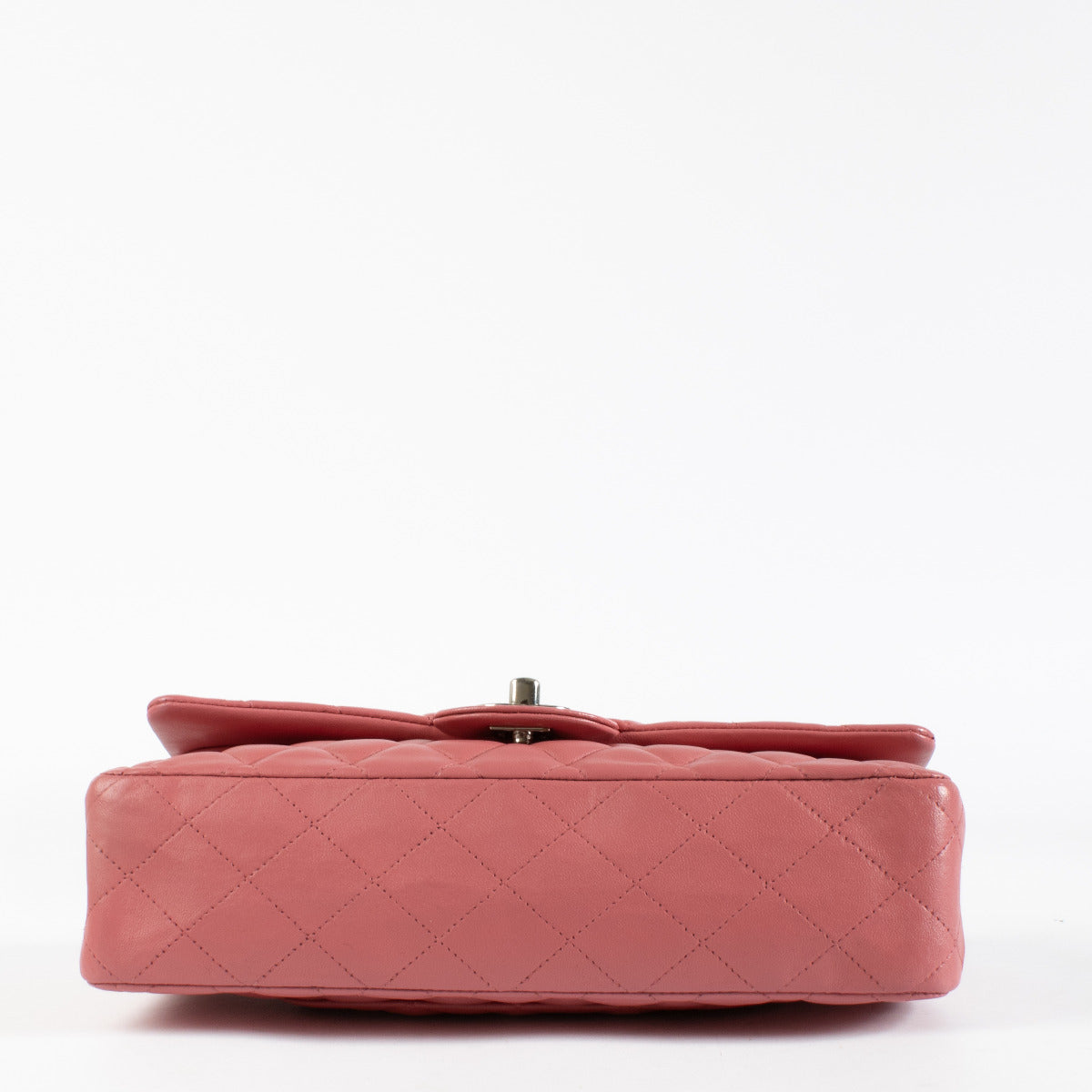 Chanel Pink Lambskin Medium Classic Flap 11.12 Bag