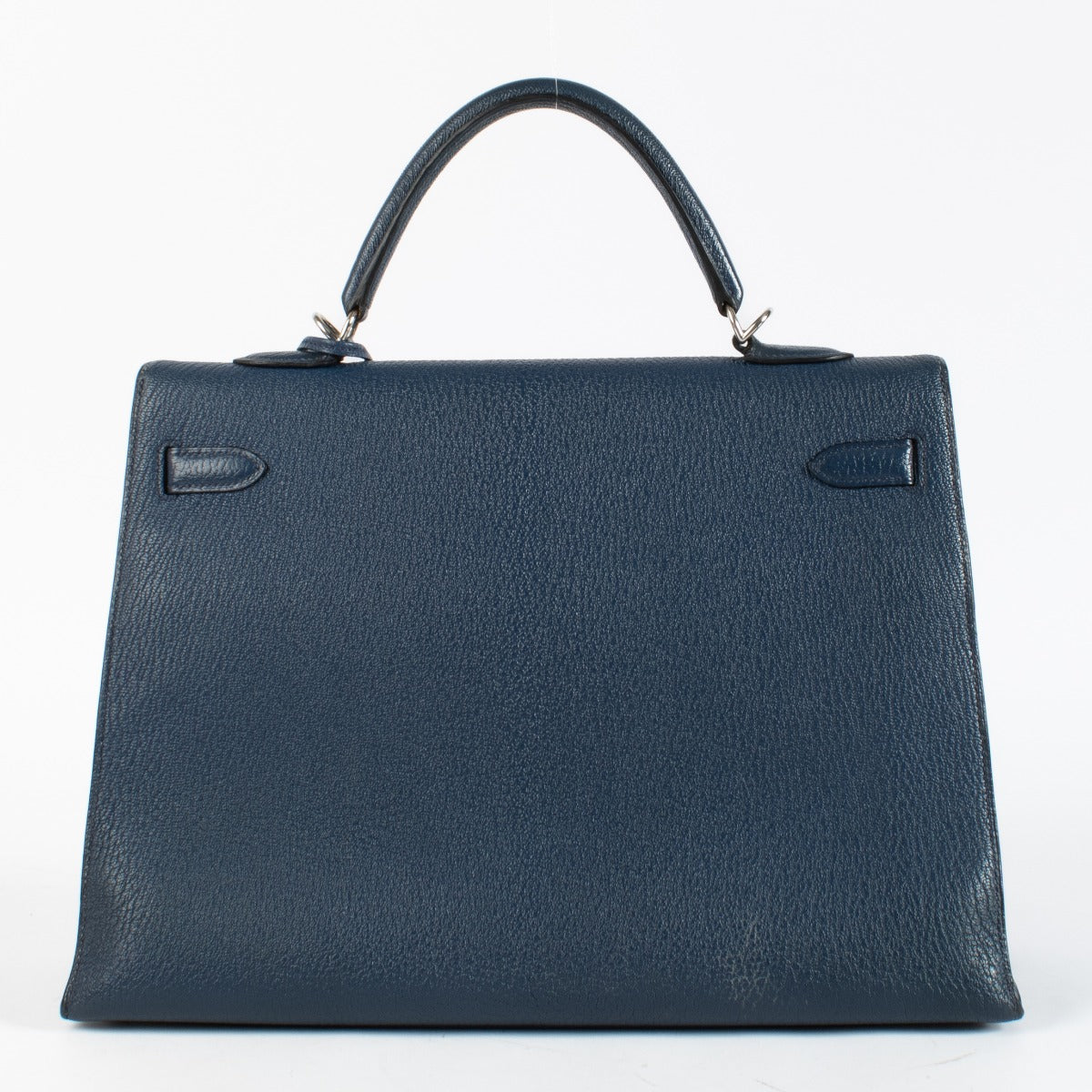 Hermès Kelly 35 Bleu De Malte Chevre Coromandel PHW