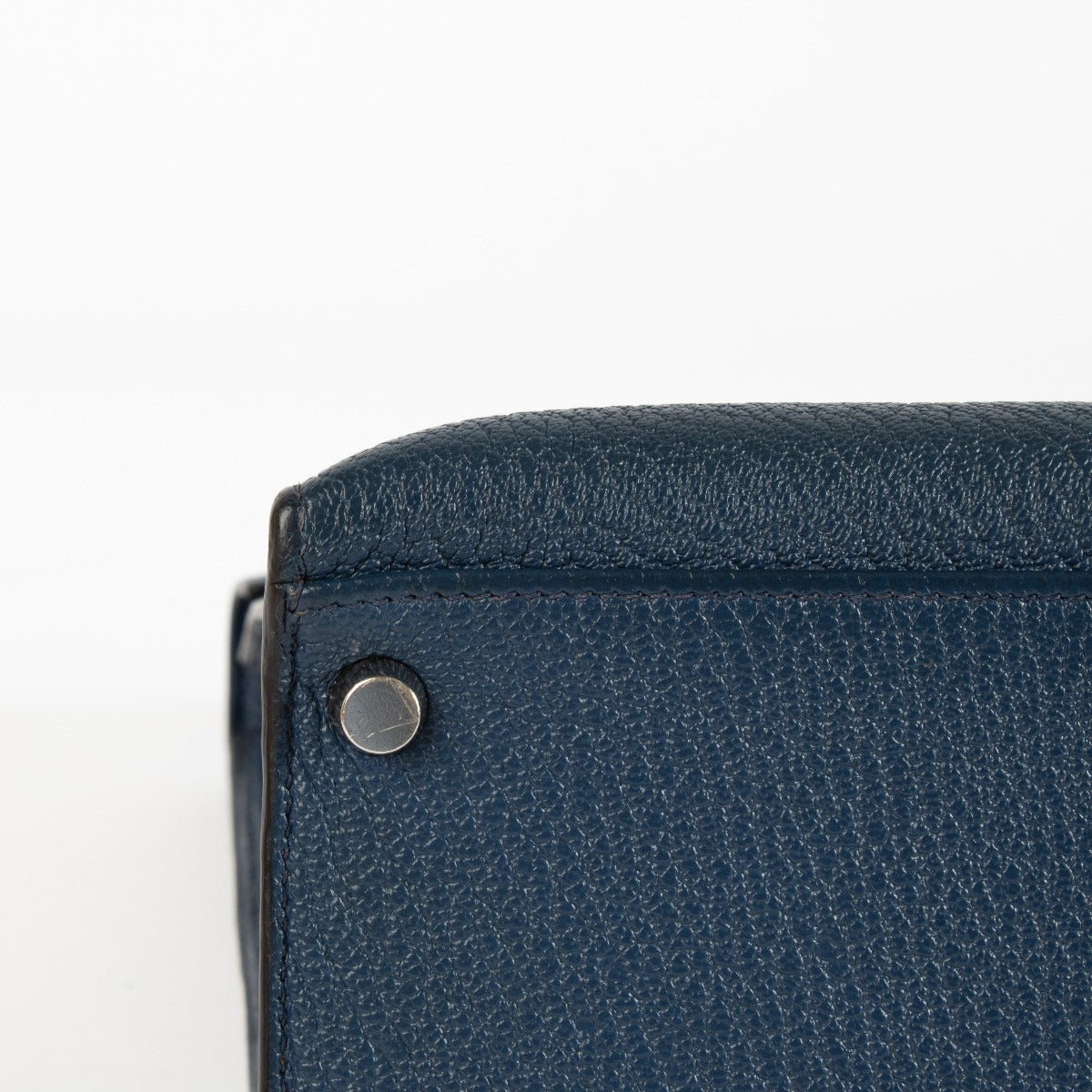 Hermès Kelly 35 Bleu De Malte Chevre Coromandel PHW