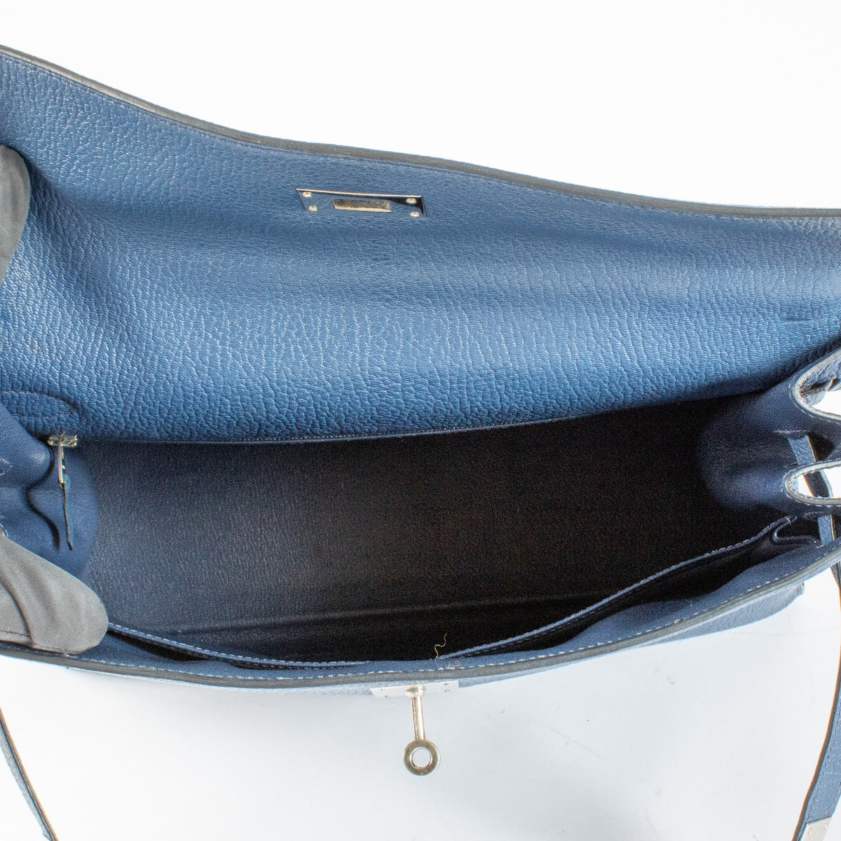 Hermès Kelly 35 Bleu De Malte Chevre Coromandel PHW