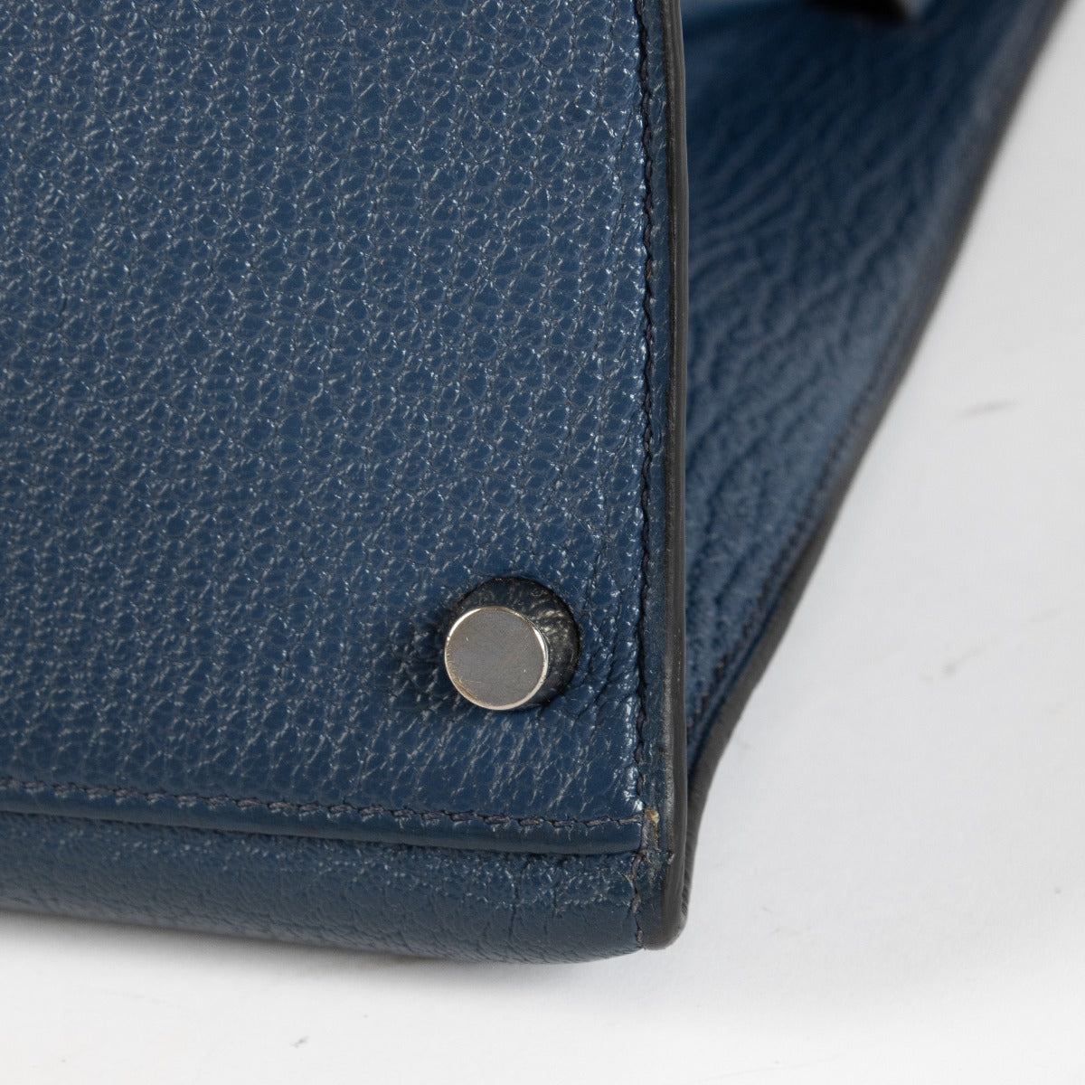 Hermès Kelly 35 Bleu De Malte Chevre Coromandel PHW