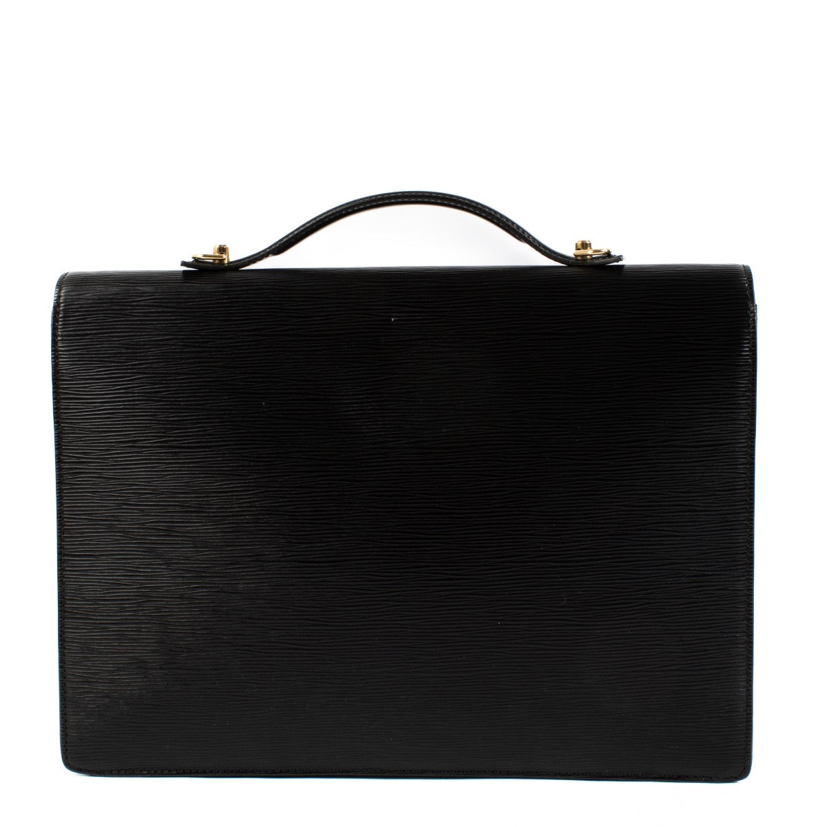 Shop 100% authentic second hand Louis Vuitton Black Epi Serviette Conseiller Briefcase on Labellov.com