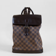 Authentic second hand Louis Vuitton Damier Ebene Soho Backpack on Labellov.com