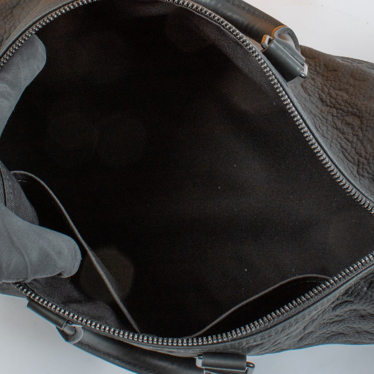 Louis Vuitton Black Monogam Taurillon Keepall 35