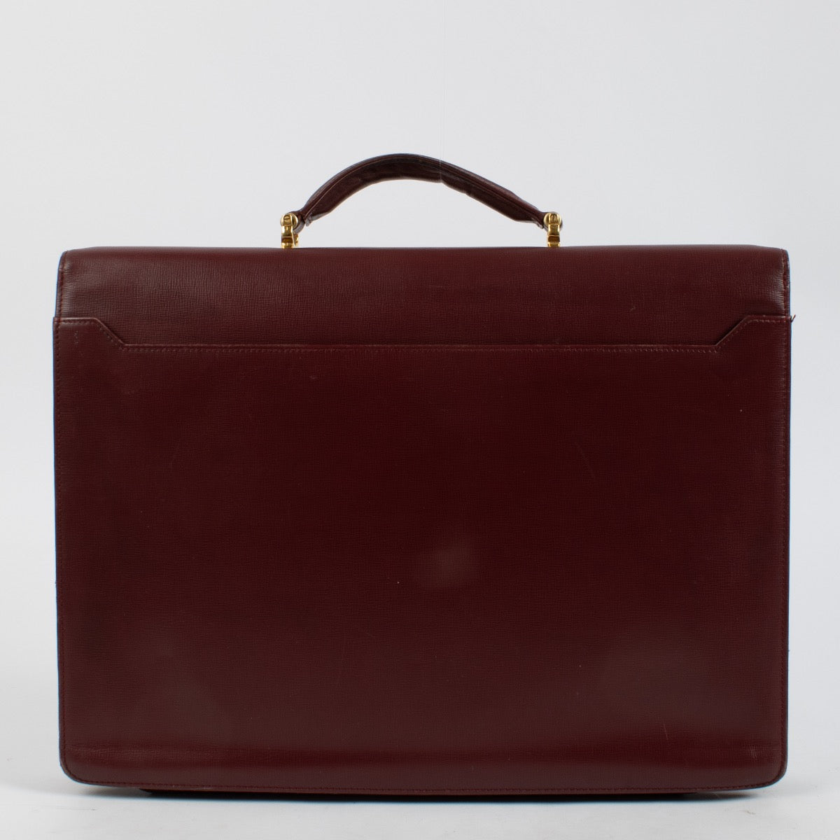 Shop 100% authentic second hand Cartier Burgundy Vintage Briefcase on Labellov.com