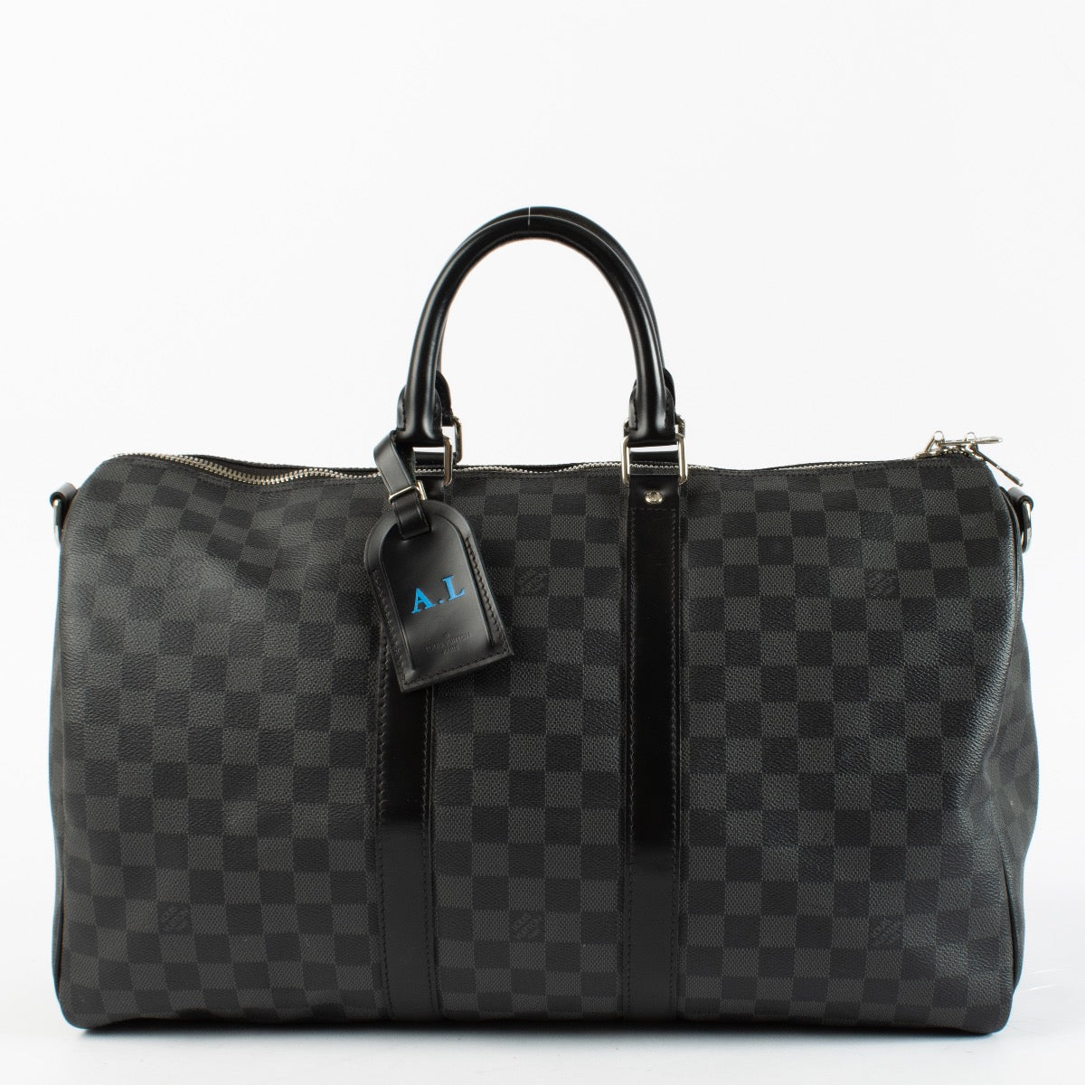 Authentic Second Hand Louis Vuitton Damier Graphite Keepall Bandouliere 45 on Labellov.com