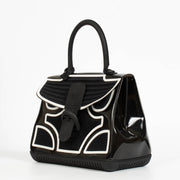 Authentic pre-loved Delvaux Brillant MM The Champion black & white Crossbody on Labellov.com