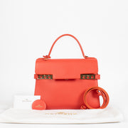 authentic preloved Delvaux Corail Calf Souple Tempête MM on Labellov.com
