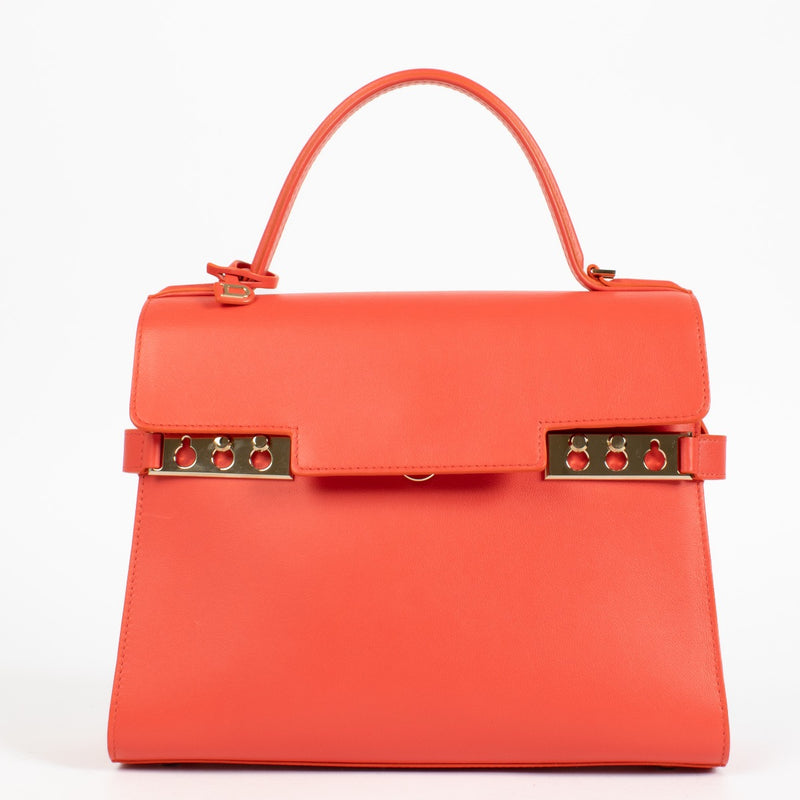 authentic preloved Delvaux Corail Calf Souple Tempête MM on Labellov.com