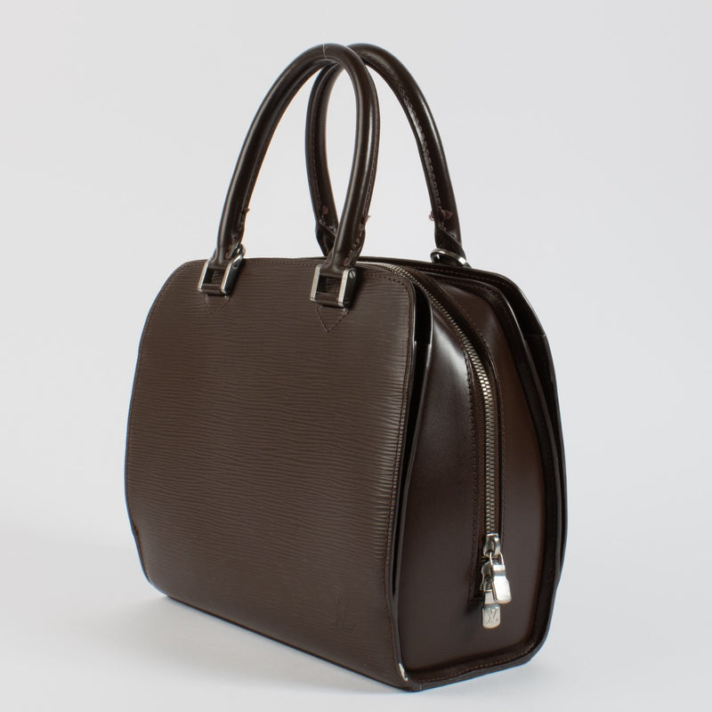 Shop 100% authentic second hand Louis Vuitton Brown Epi Pont Neuf Top Handle Bag on Labellov.com