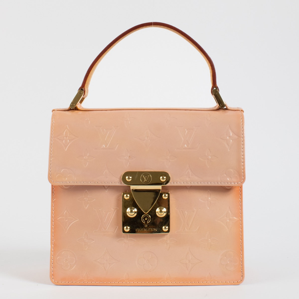 Shop 100% authentic second hand Louis Vuitton Pink Monogram Vernis Spring Street Bag on Labellov.com