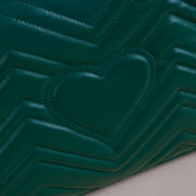 Shop 100% authentic second hand Gucci Green GG Marmont Small Top Handle Bag on Labellov.com