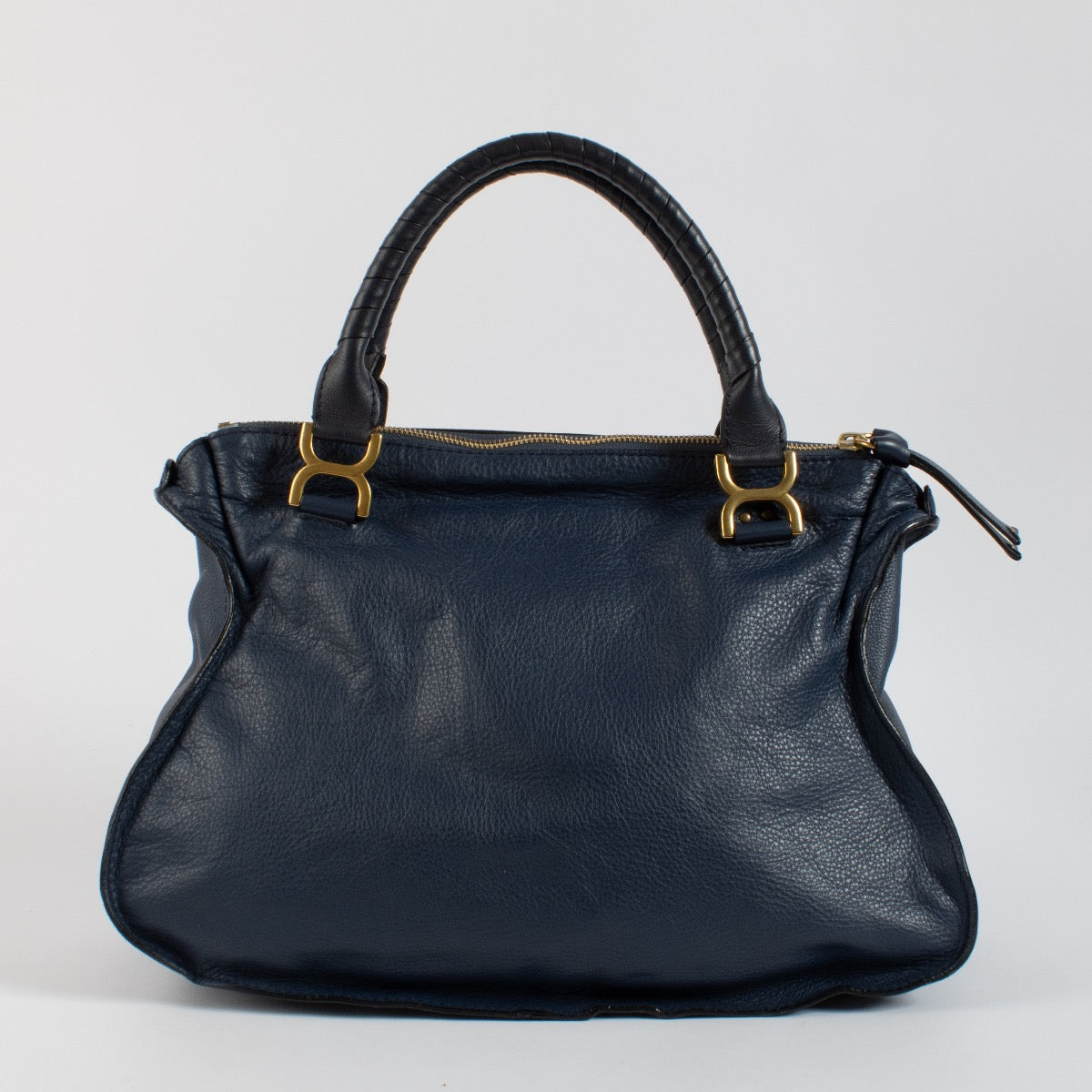 Shop 100% authentic second hand Chloé Blue Large Marcie Bag on Labellov.com