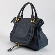 Shop 100% authentic second hand Chloé Blue Large Marcie Bag on Labellov.com