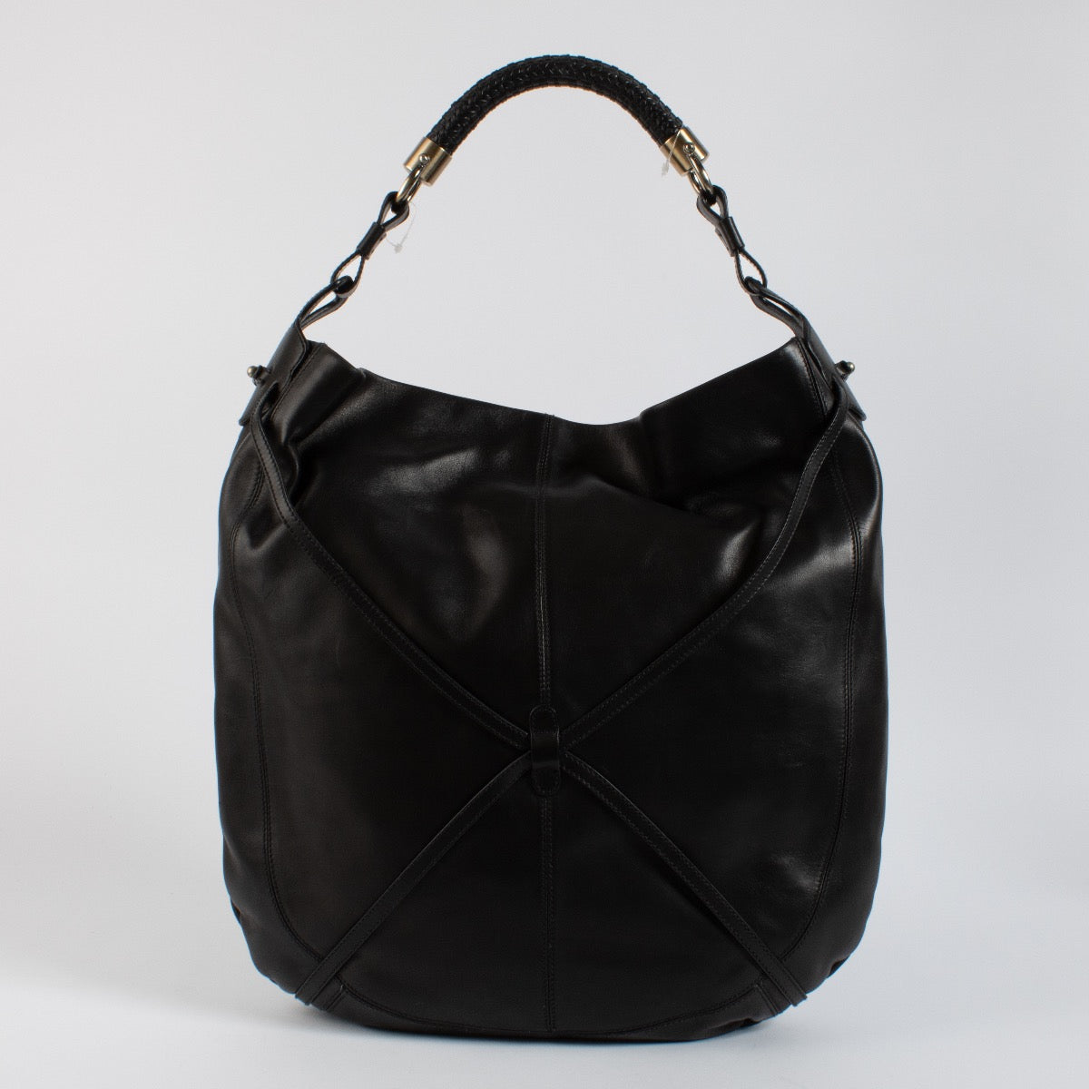 Shop 100% authentic second hand Ferragamo Black Large Hobo Bag on Labellov.com