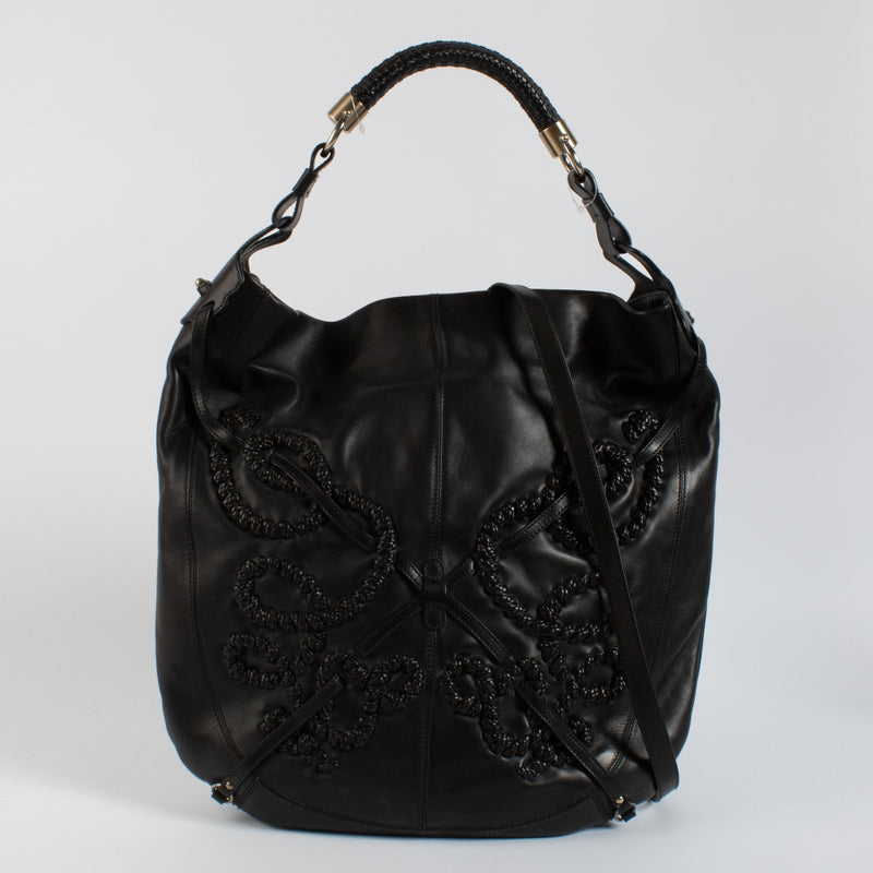 Shop 100% authentic second hand Ferragamo Black Large Hobo Bag on Labellov.com