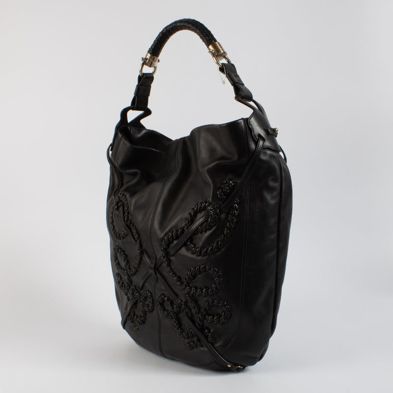 Shop 100% authentic second hand Ferragamo Black Large Hobo Bag on Labellov.com