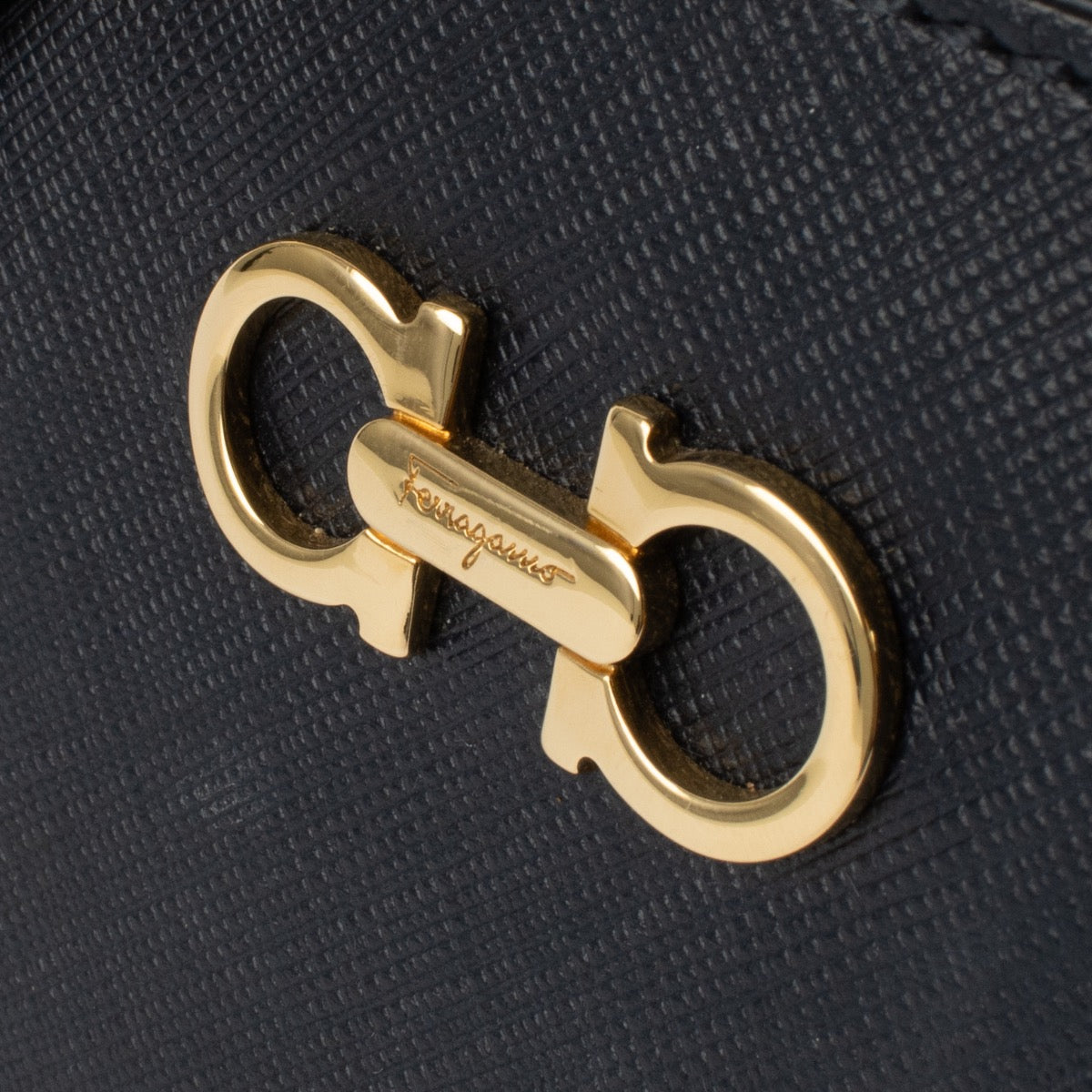 Shop 100% authentic second hand Ferragamo Blue Top Handle Bag on Labellov.com