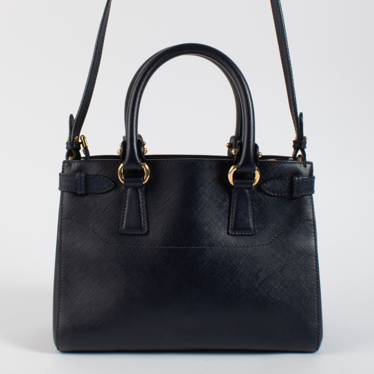 Shop 100% authentic second hand Ferragamo Blue Top Handle Bag on Labellov.com