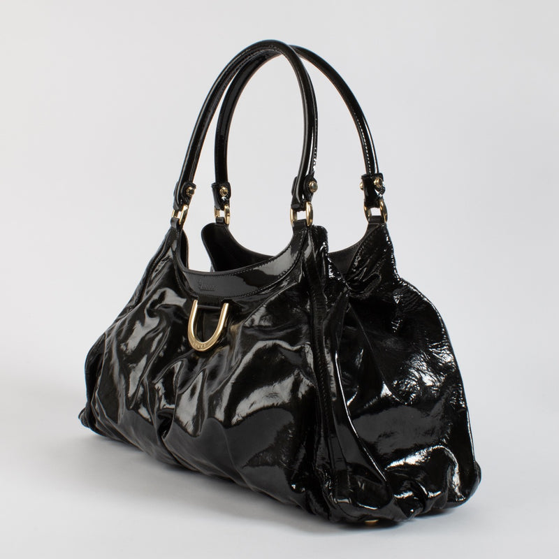Authentic second hand Gucci Black Patent Leather Bag on Labellov.com
