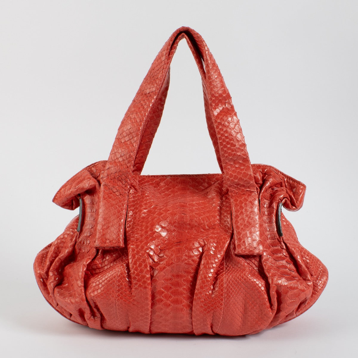 Shop 100% authentic second hand Zagliani Red Python Bag on Labellov.com
