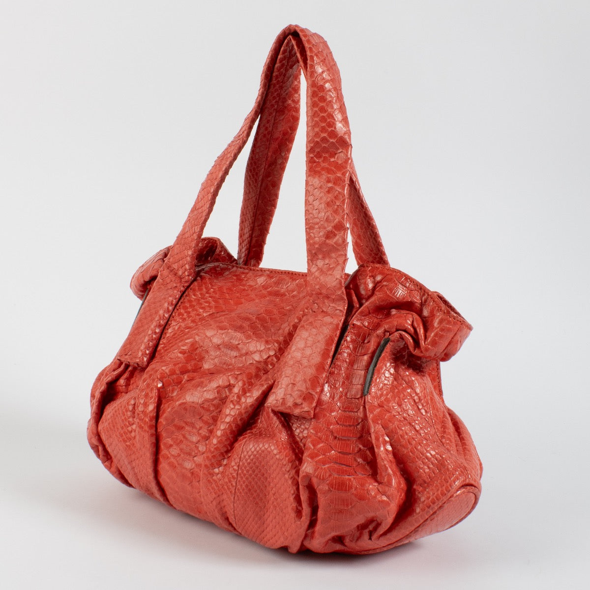 Shop 100% authentic second hand Zagliani Red Python Bag on Labellov.com