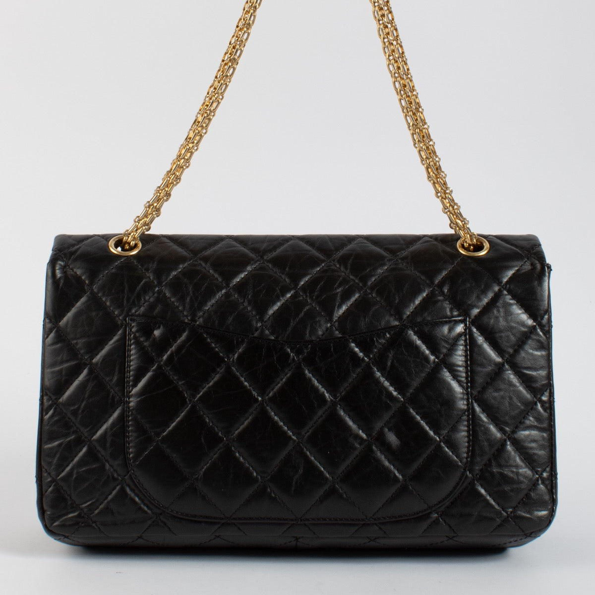 Authentic second hand Chanel Black Maxi 2.55 Bag on Labellov.com