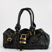 Chloe Black Padlock Bag