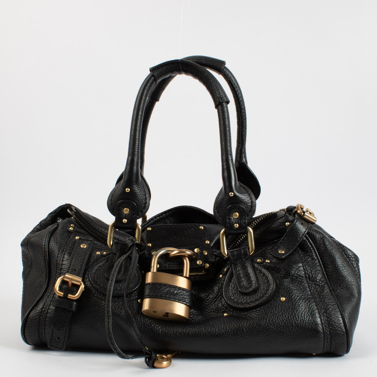 Chloe Black Padlock Bag