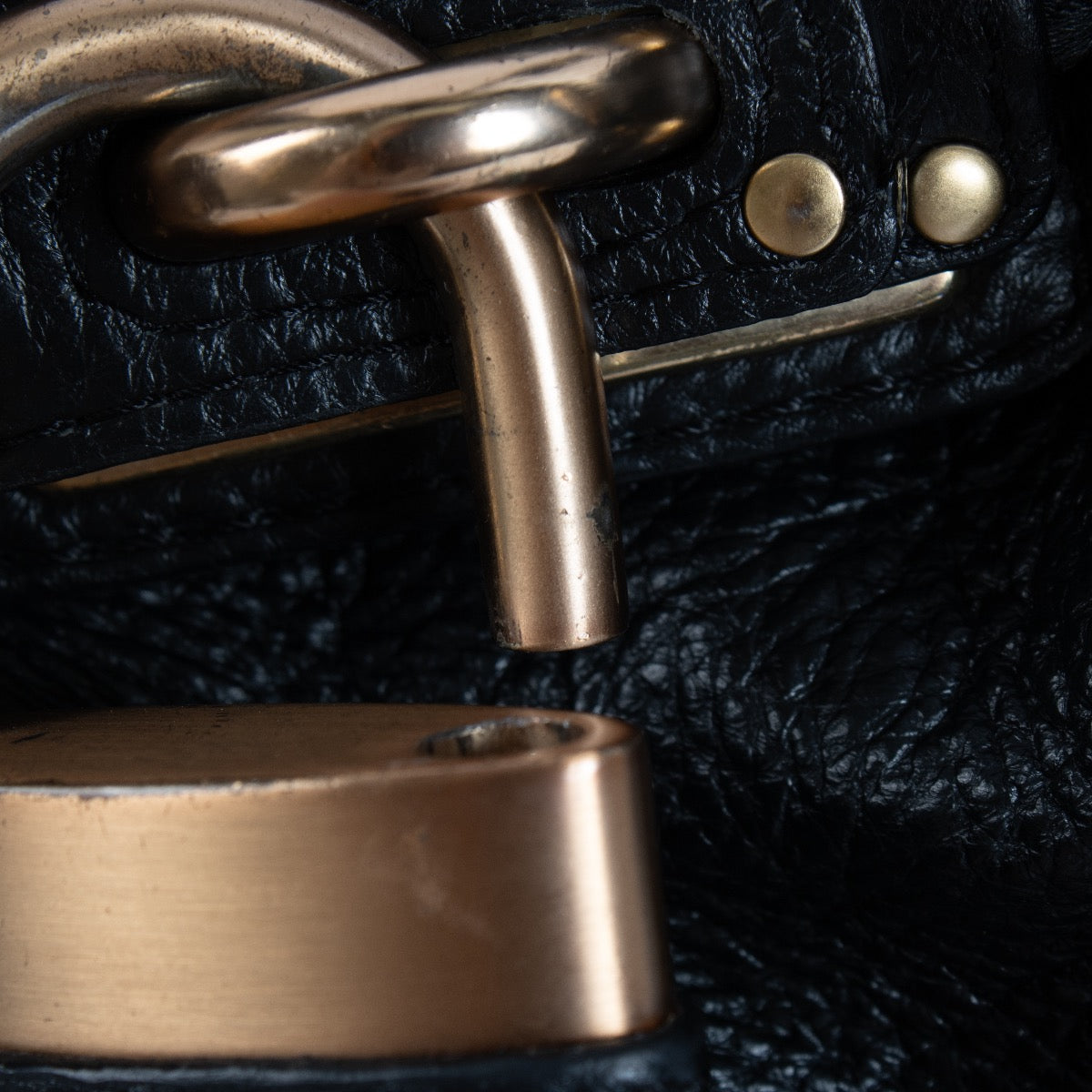 Chloe Black Padlock Bag