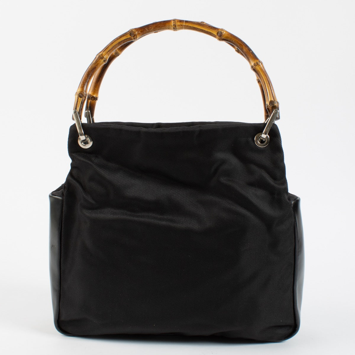 Authentic second hand Gucci Black Bamboo Top Handle on Labellov.com