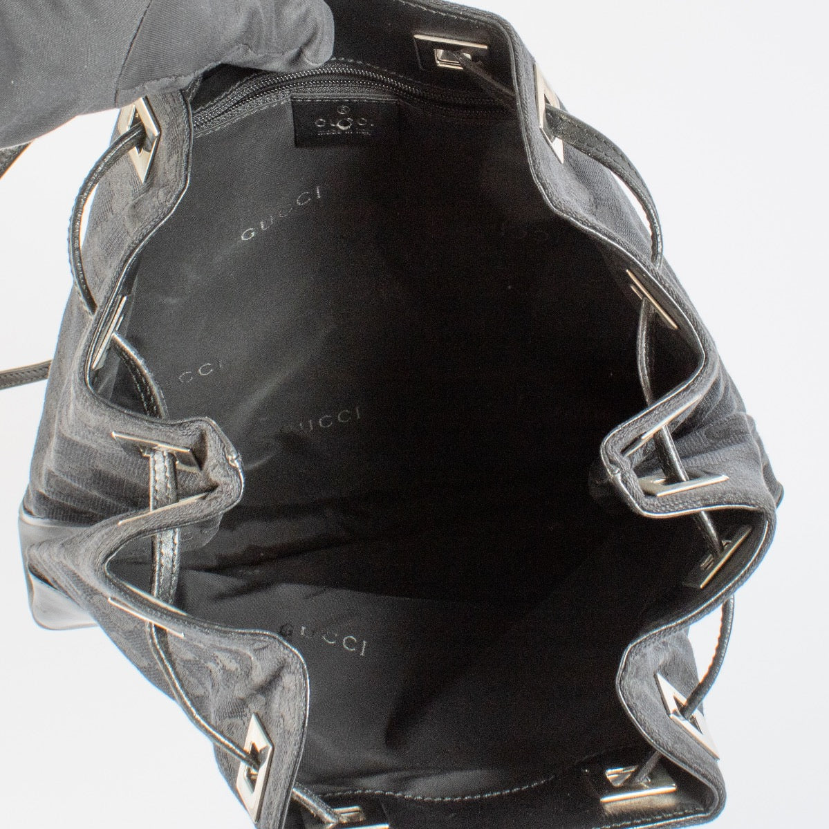 Authentic second hand Gucci Black Backpack on Labellov.com