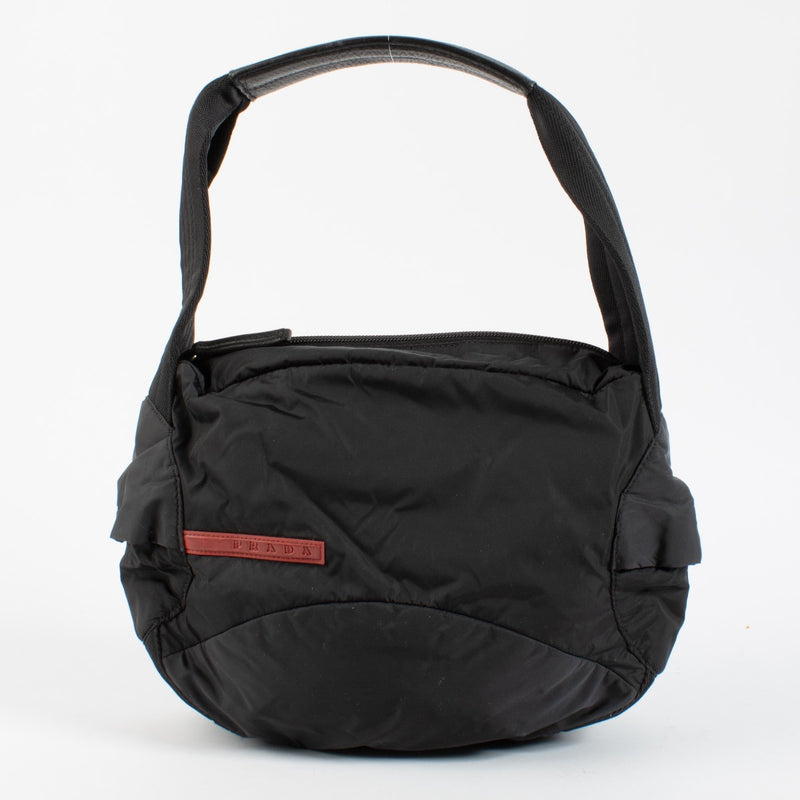 Shop 100% authentic second hand Prada Black Nylon Shoulder Bag on Labellov.com