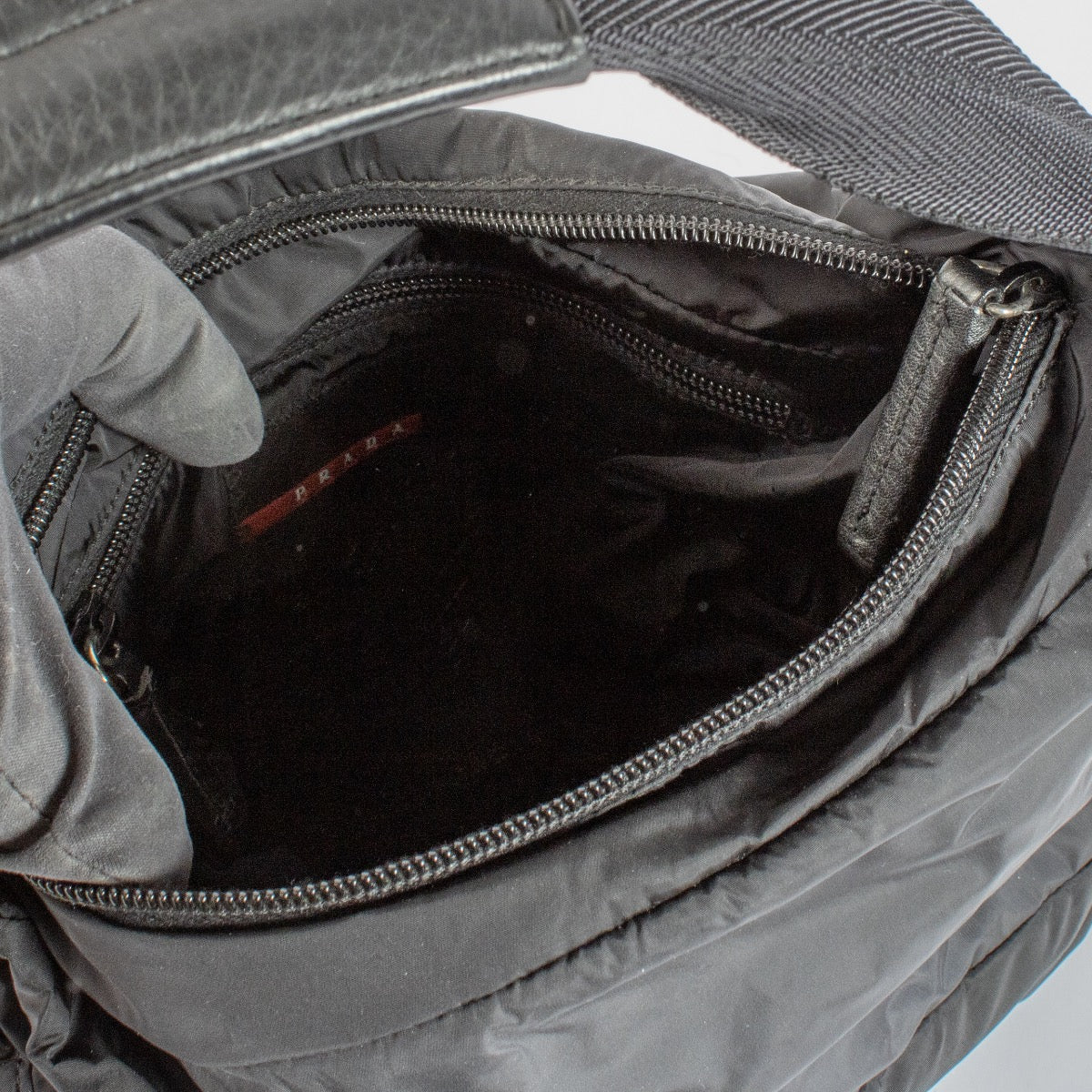 Shop 100% authentic second hand Prada Black Nylon Shoulder Bag on Labellov.com