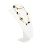 Authentic second hand Louis Vuitton Gold crystal Wood ball Long Necklace on Labellov.com