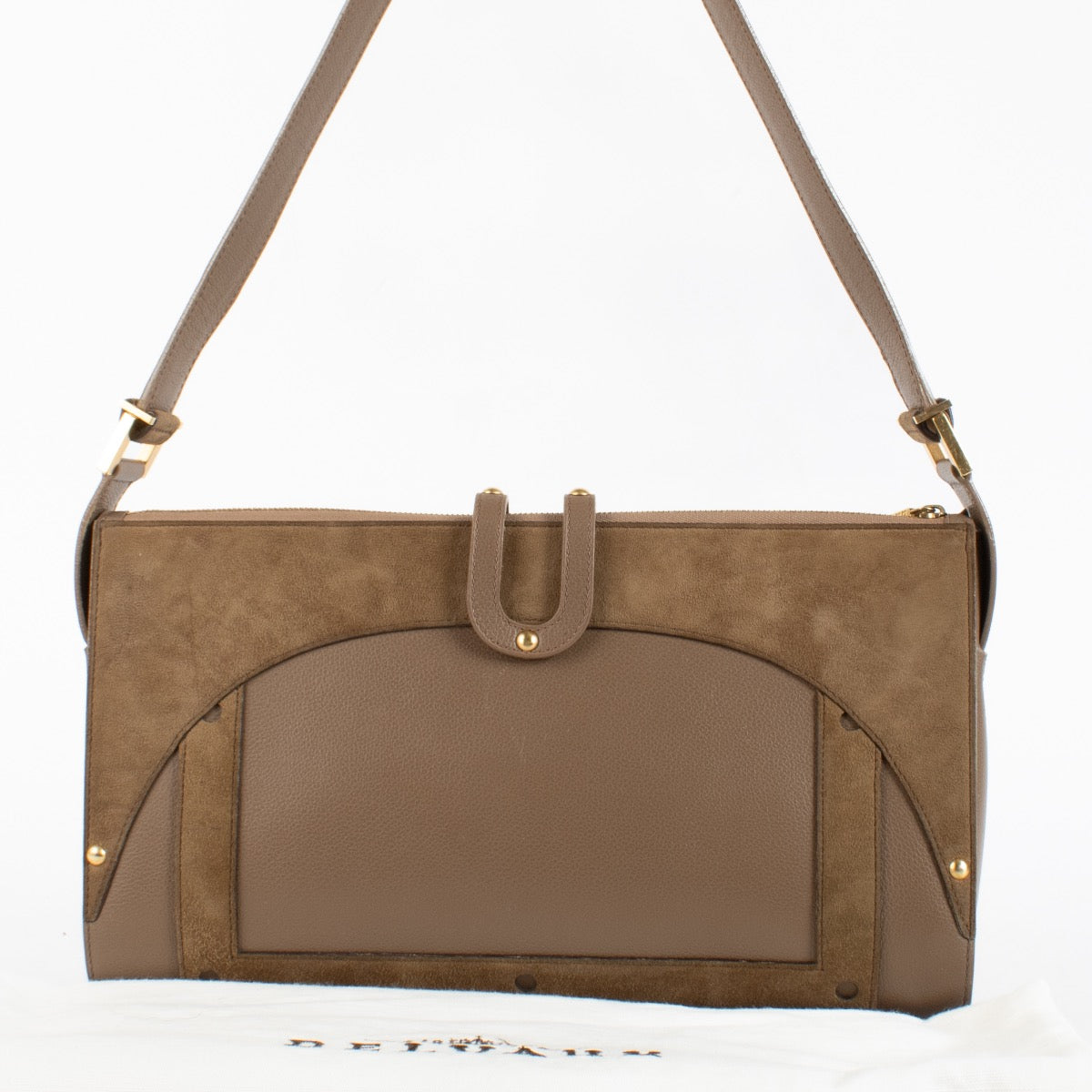 Authentic Preloved Delvaux Brown Alice Bag on labellov.com