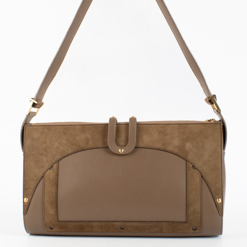 Authentic Preloved Delvaux Brown Alice Bag on labellov.com