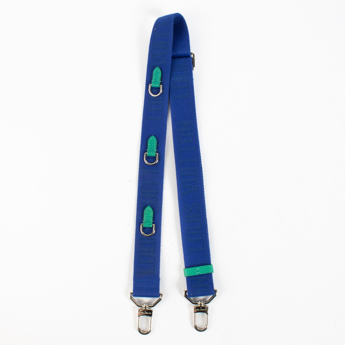 Louis Vuitton Blue/Green Taurillon Illusion Trio Pouch Bag Strap