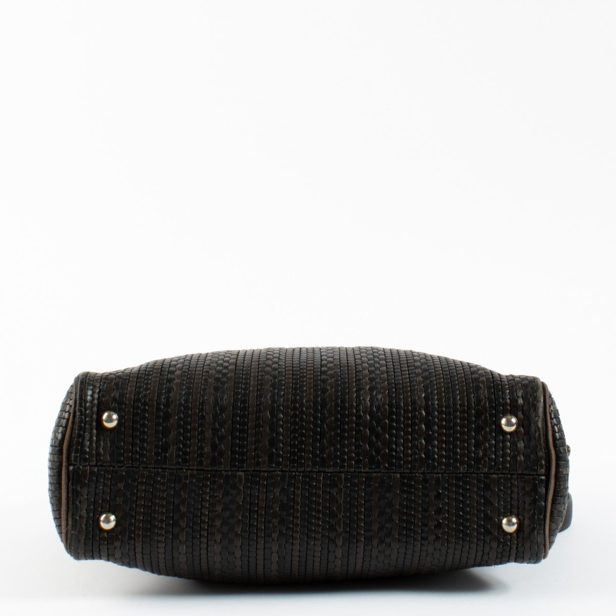 Delvaux Brown Toile De Cuir Parsac Bag