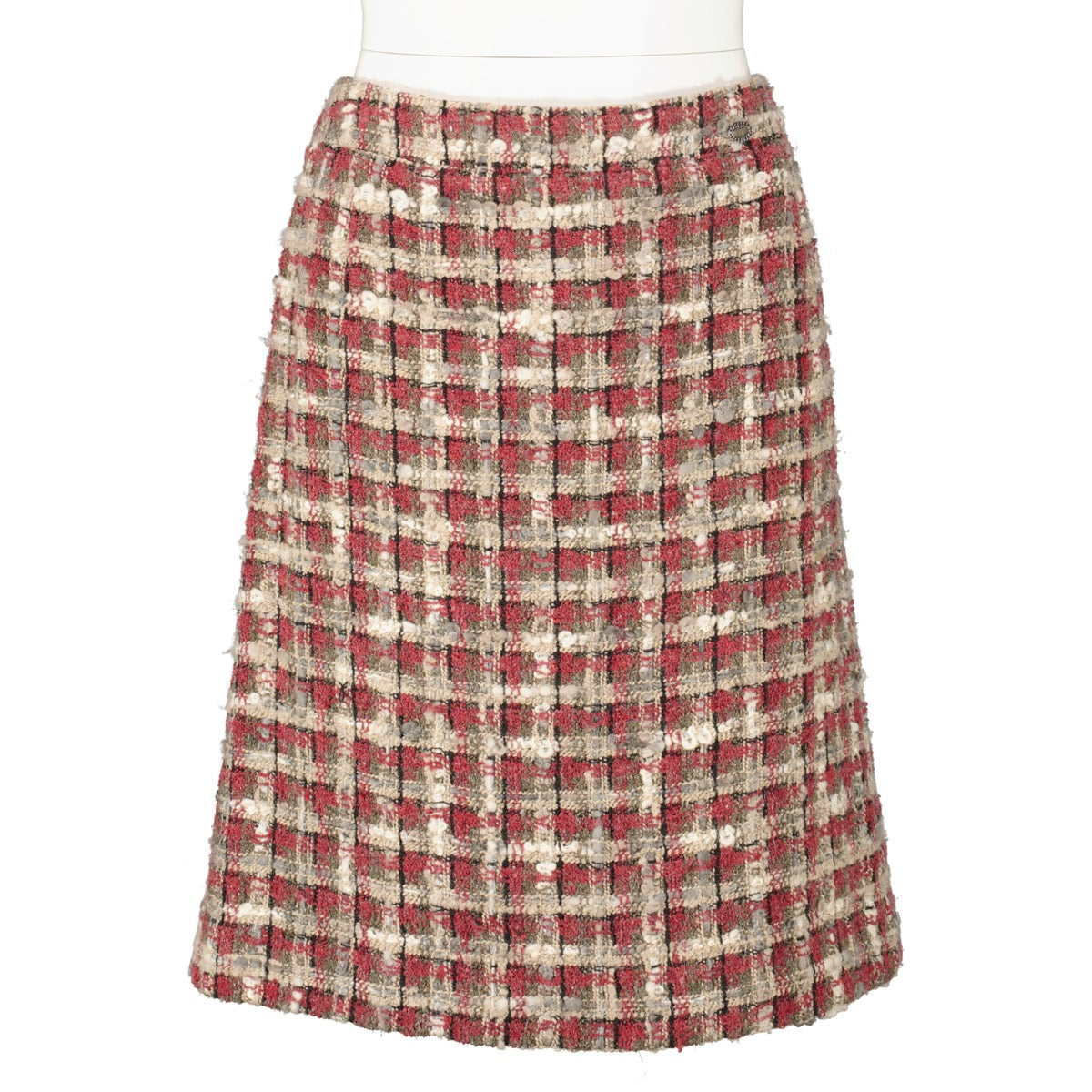 Shop 100% authentic secondhand Chanel Multicolor Tweed Skirt - FR42 on Labellov.com