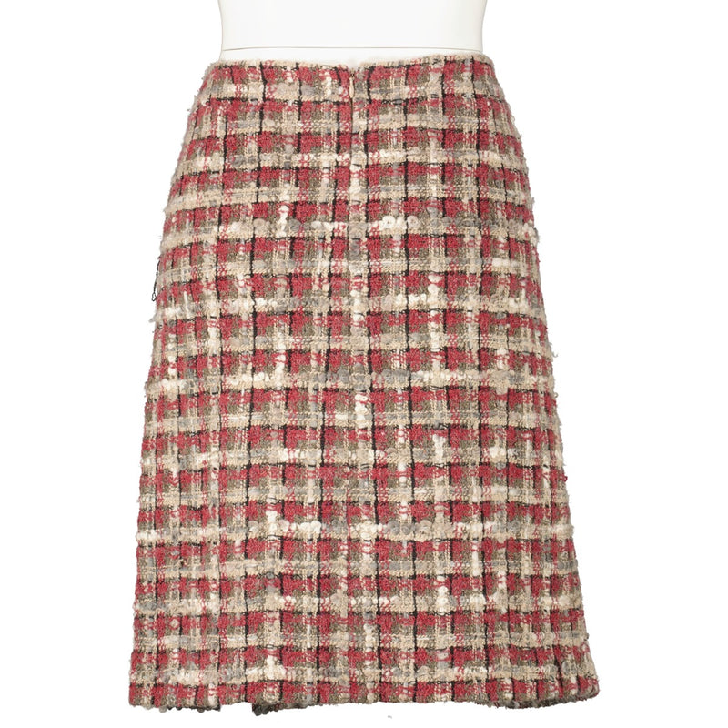 Shop 100% authentic secondhand Chanel Multicolor Tweed Skirt - FR42 on Labellov.com