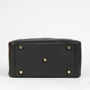 Shop this 100% authentic Hermès Lindy 26 Black Clemence GHW Top Handle Bag at Labellov.com