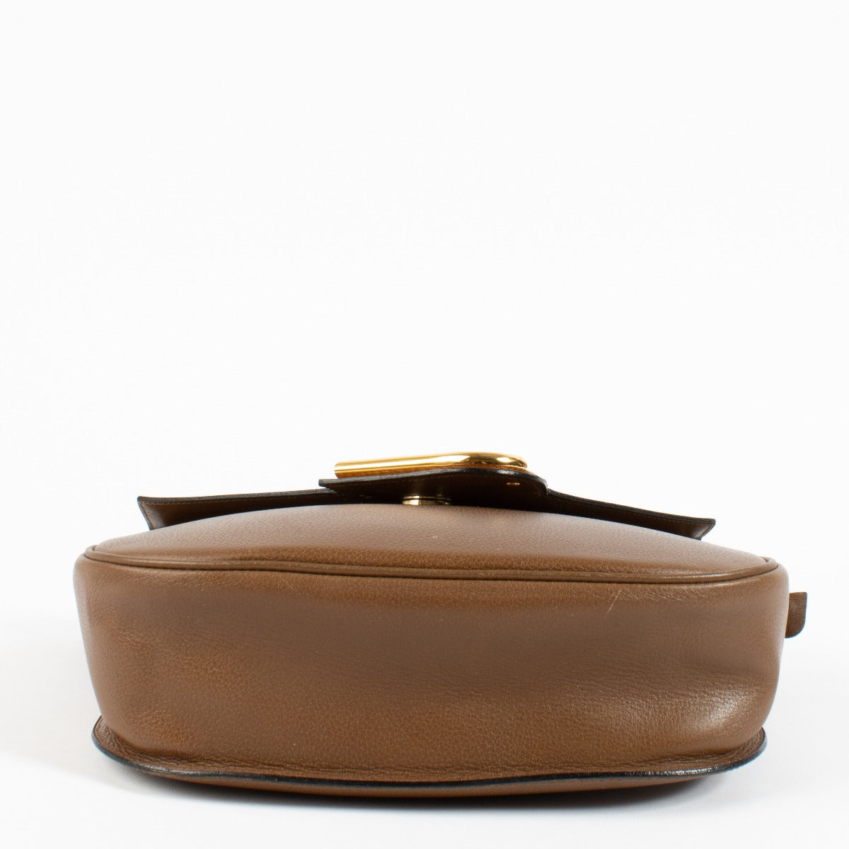 Delvaux Bruin Leren Orphé Crossbodytas