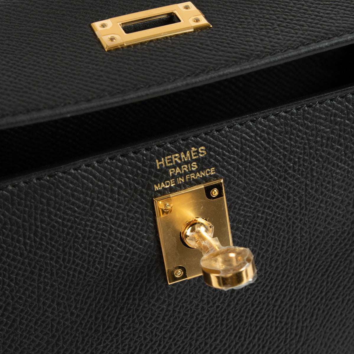 Hermès Kelly 25 Black Epsom GHW
